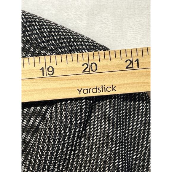 Vtg Armani Collezioni 42R 36x27 Black Gray Micro Birdseye Twill Designer Suit - Picture 11 of 16